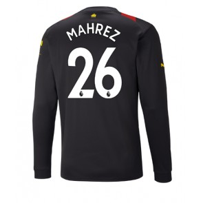 Manchester City Riyad Mahrez #26 Bortatröja 2022-23 Långärmad